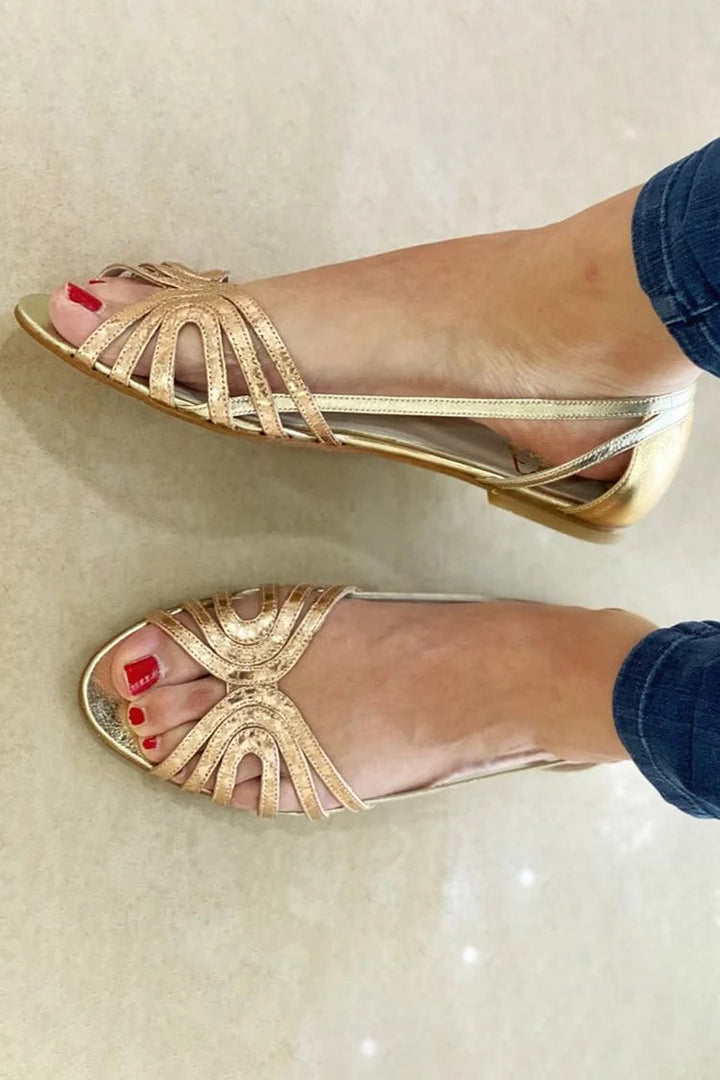 Eleonora - Golden Summer Glow Sandals