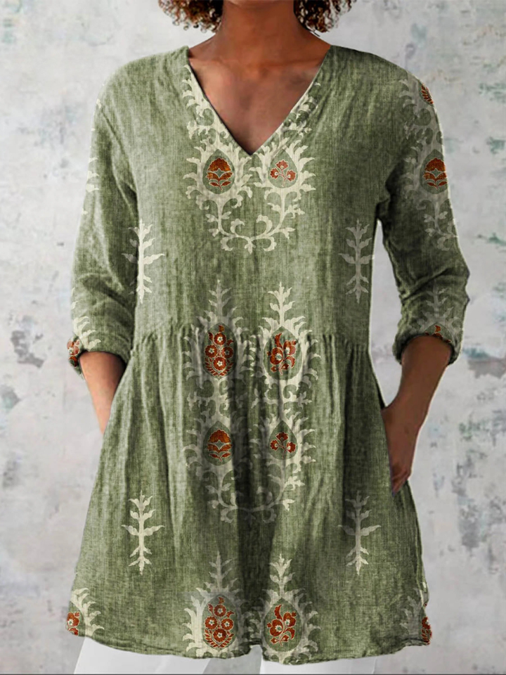 Blair | Long Blouse with a Striking Pattern