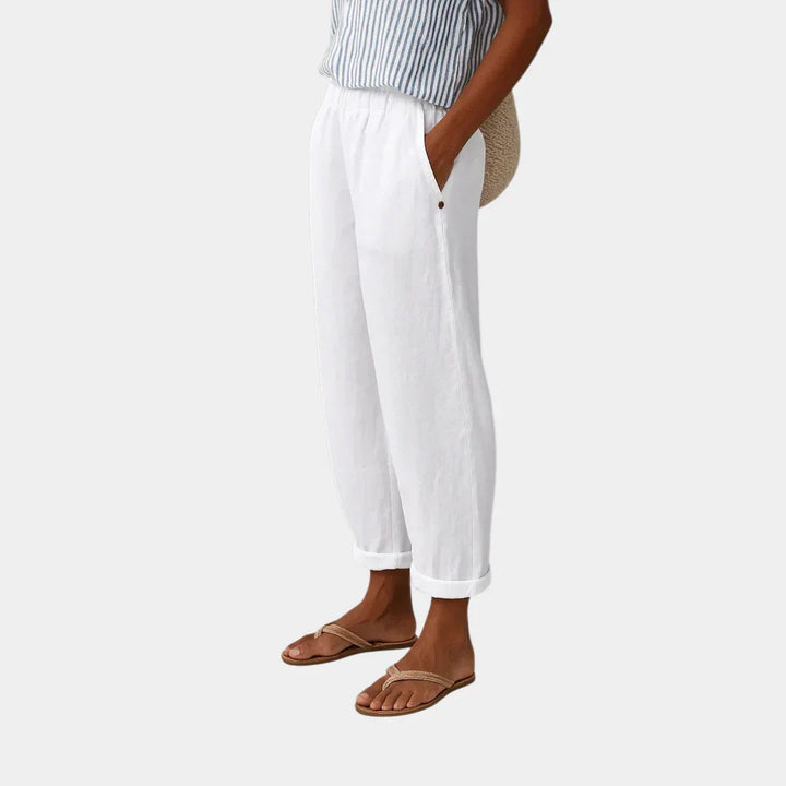 Florence - Linen Effect Pants