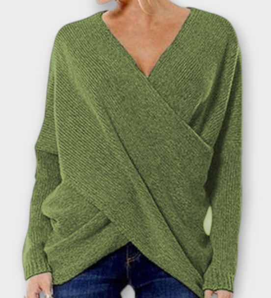 Heidi - Cross-Stitch Girl Sweater