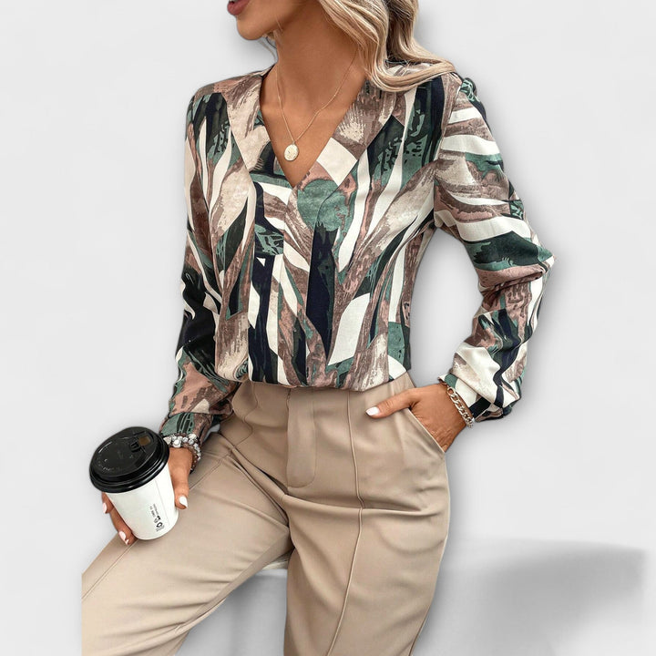 Patterned Hoodie
