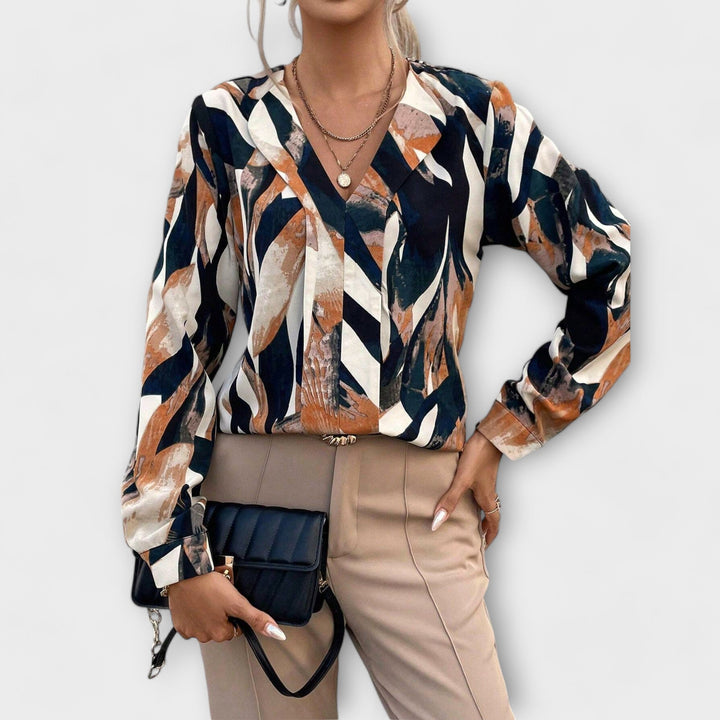 Patterned Hoodie