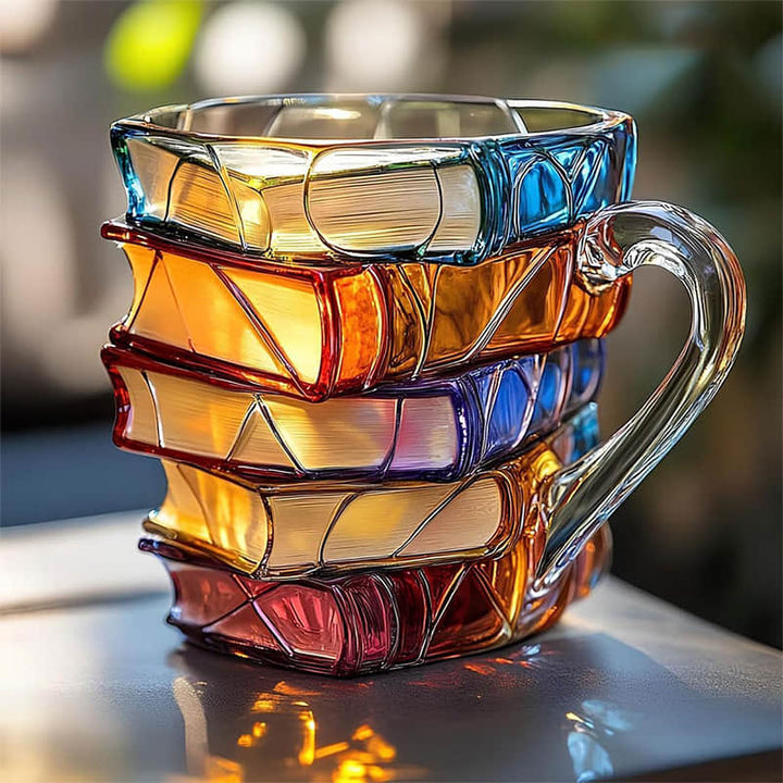 3D Reading Happiness Mug – Handmade Original