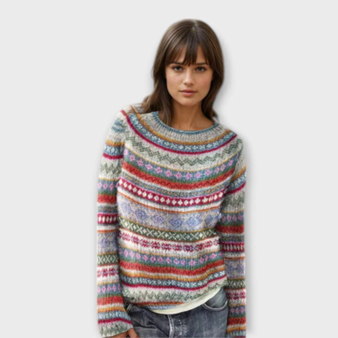 Manonin - Stylish and Comfortable Striped Sweater