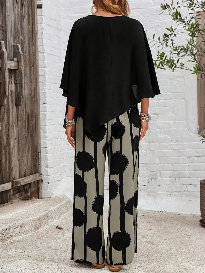 Valeriana™ | Asymmetrical Top and Boho Pants