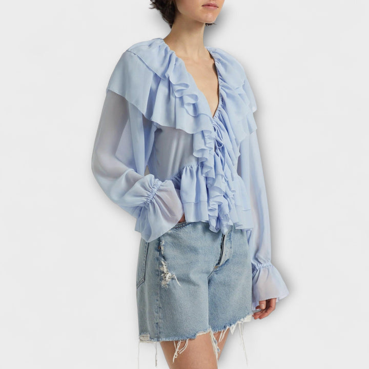 Martha - Soraya Ruffle Blouse