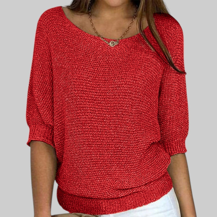 Luigia - Stylish Cable Knit Sweater