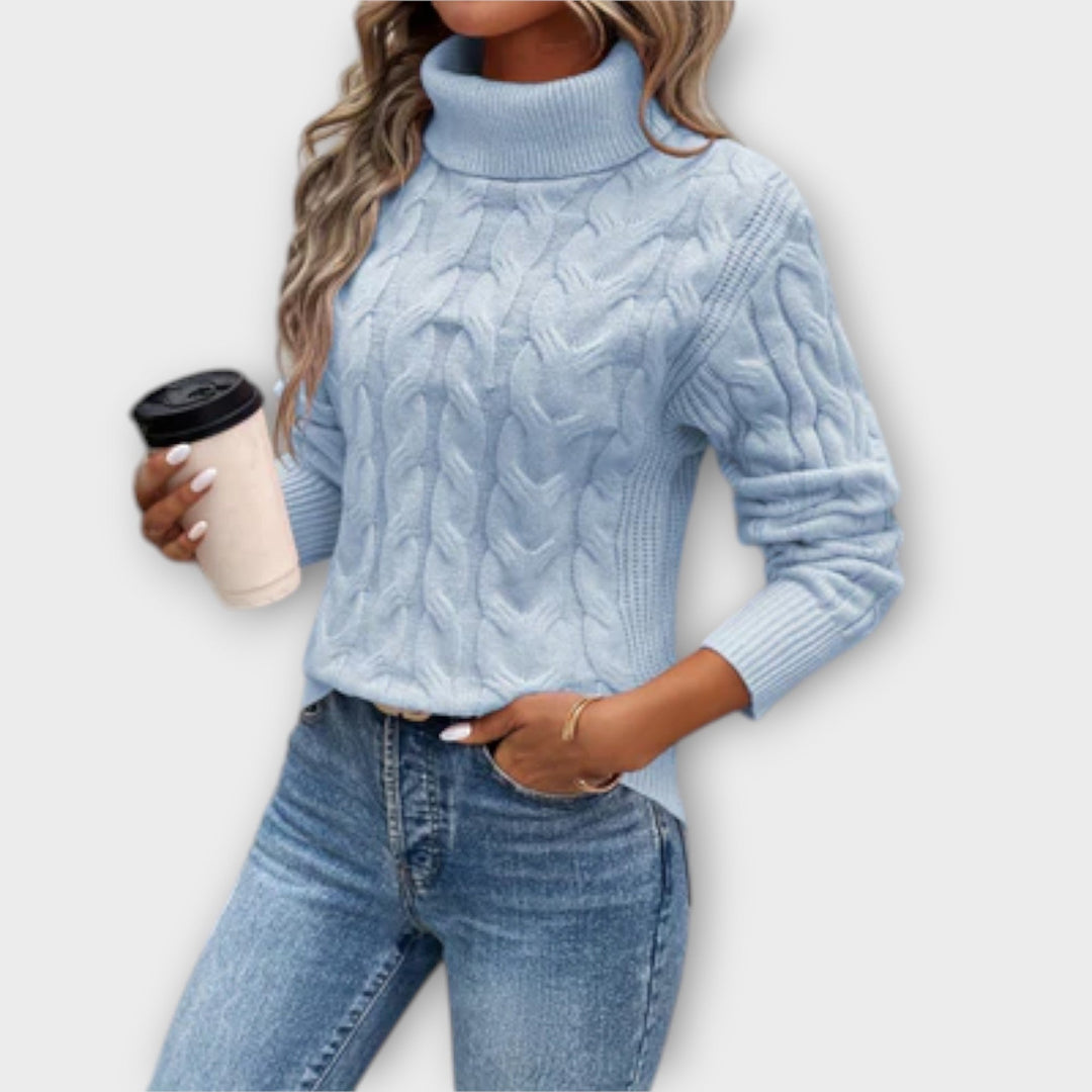 Amelia – Stylish Knit Polo Shirt