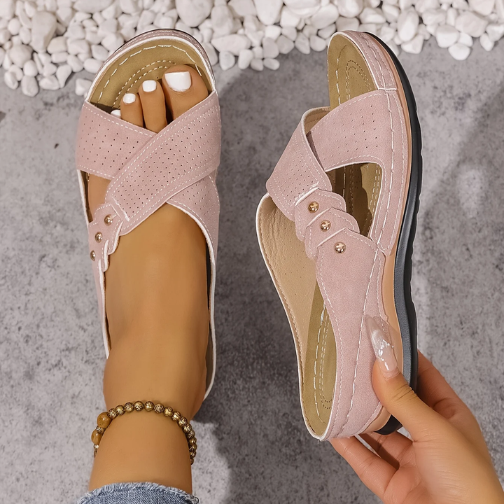 Estelle - Orthopedic Wedge Sandals