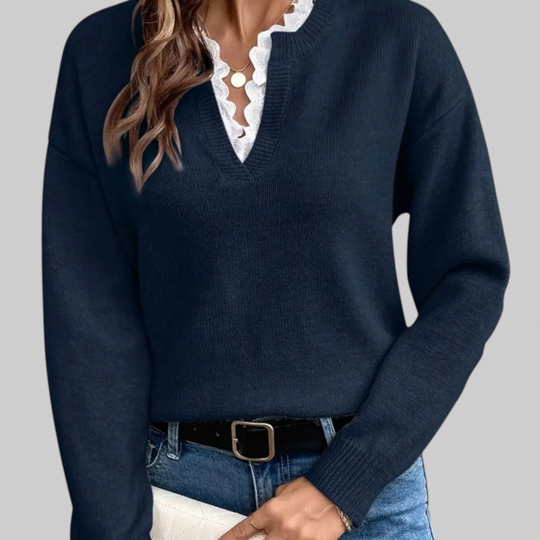 Léonie | Stylish Women's College Sweater Désirée