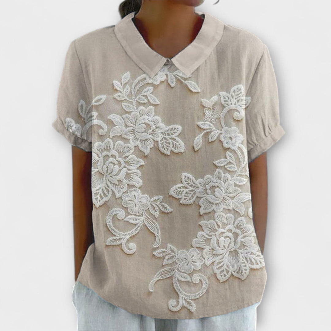 Emma - Retro-tulip-shaped shirt