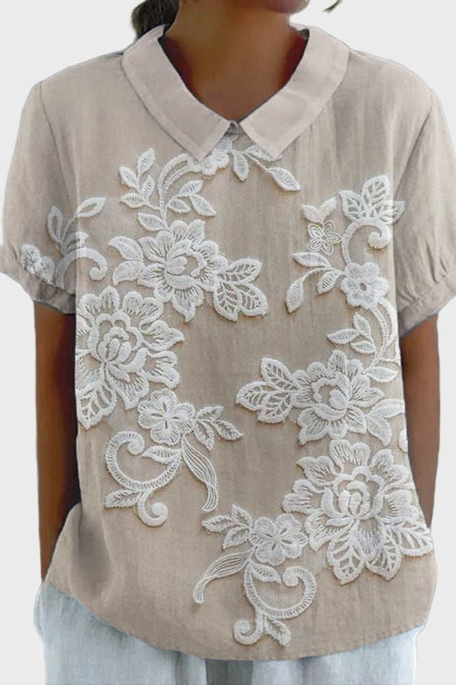 Lily Blouse with Collar