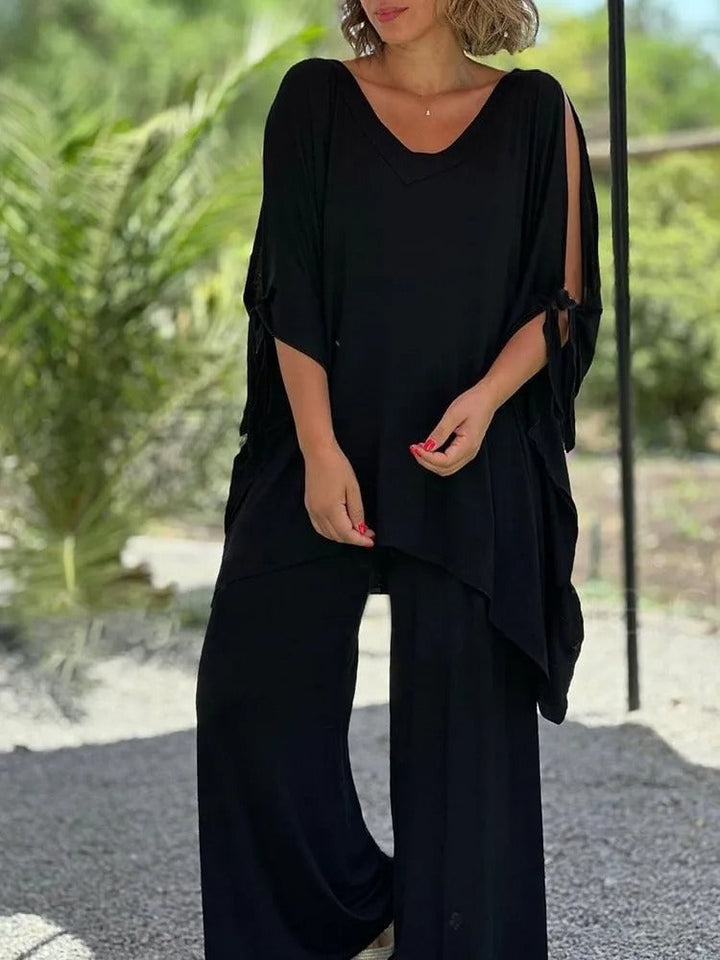 Ursula™ | Open Shoulder Tunic Set and Pants