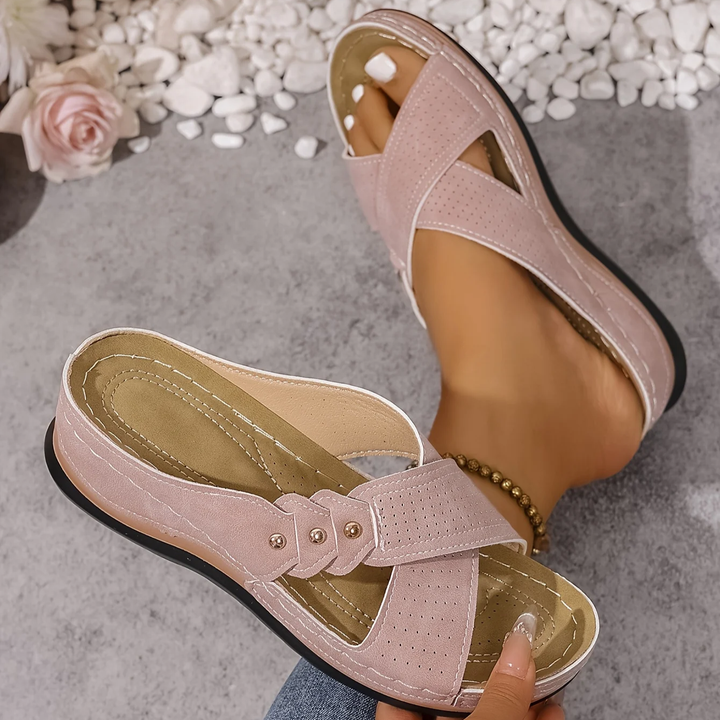 Estelle - Orthopedic Wedge Sandals