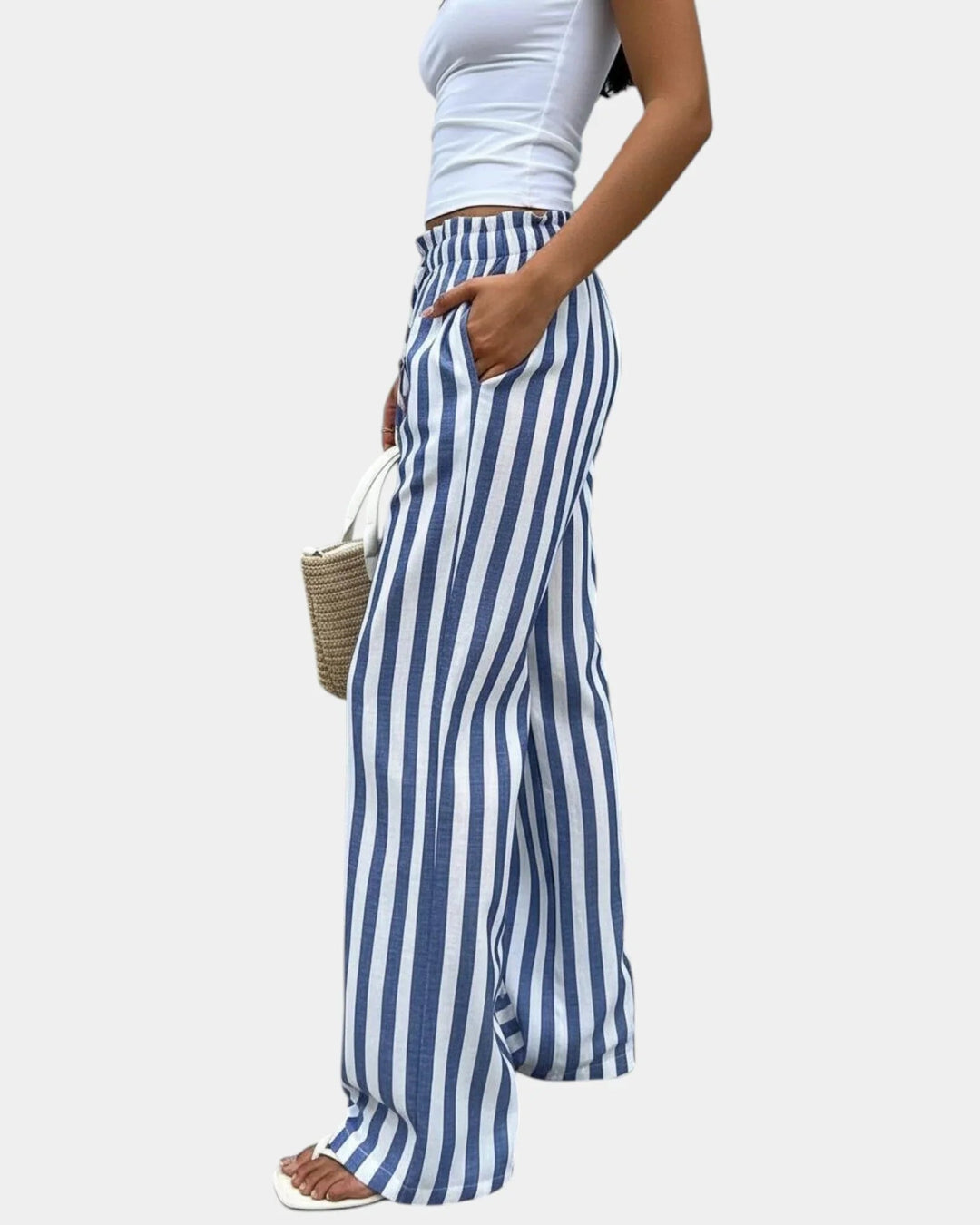 Marguerite - Striped Pants