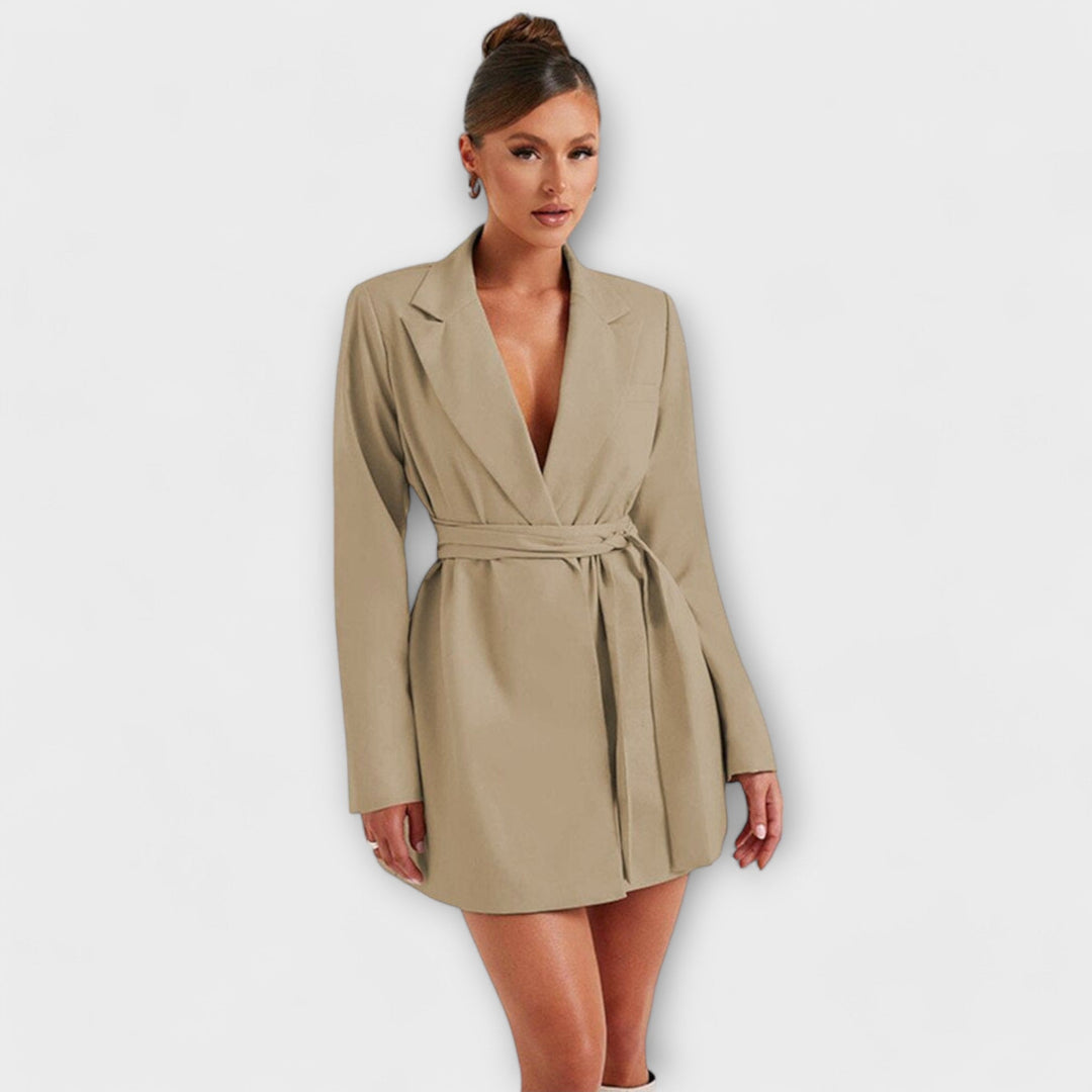 Thays | Blazer Dress with V-Neck Style