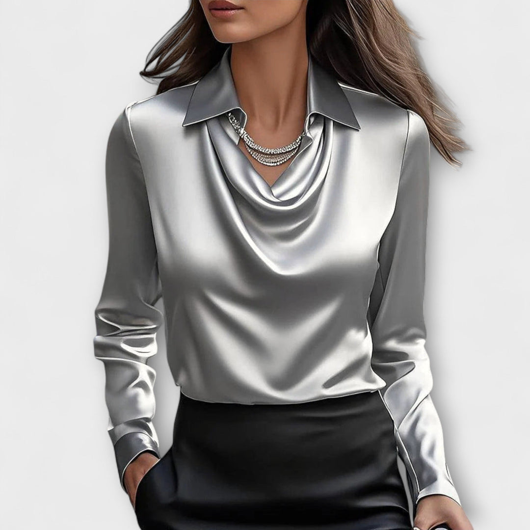 Brilliant Blouse with Laced Collar