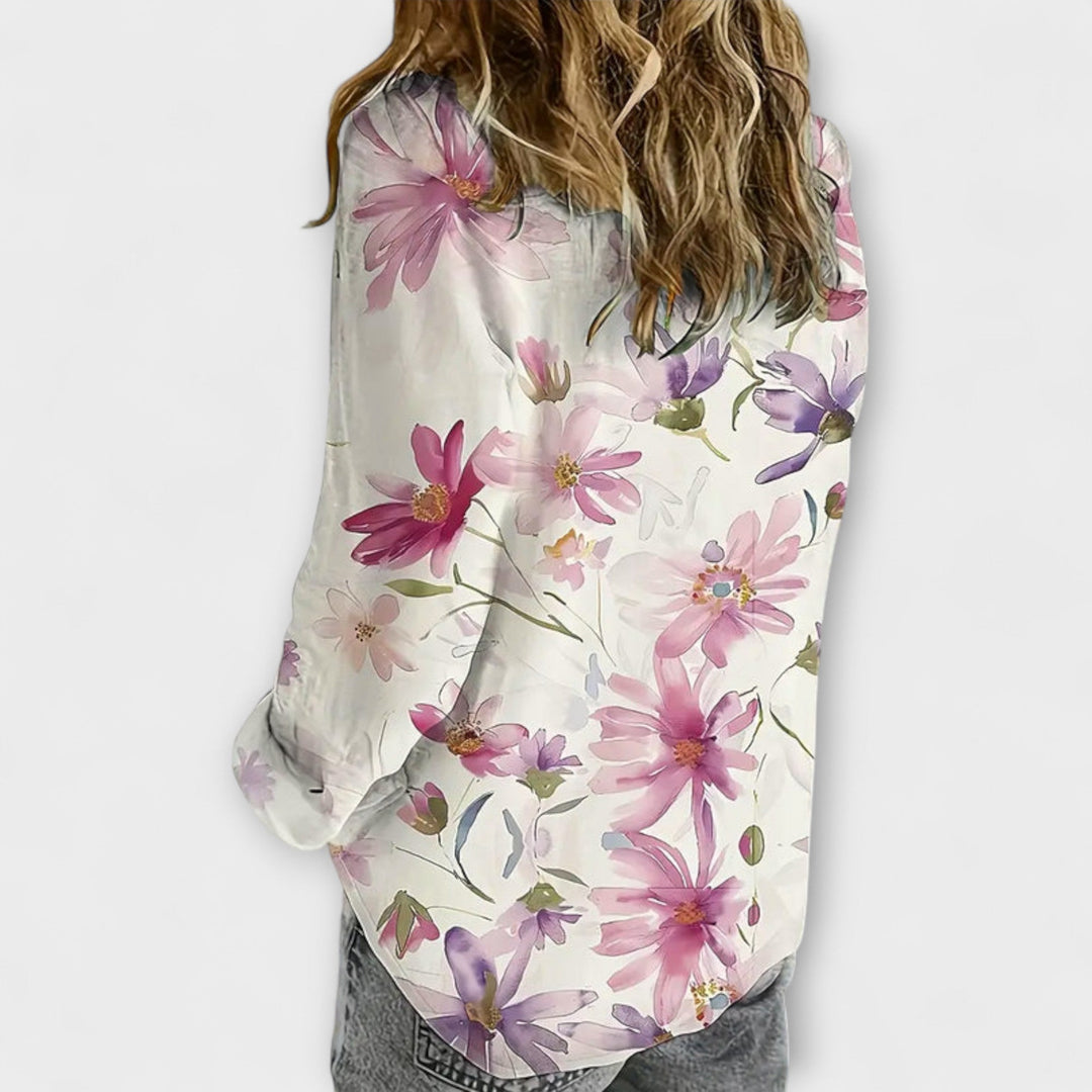Gaida - Light and Airy Floral Summer Blouse