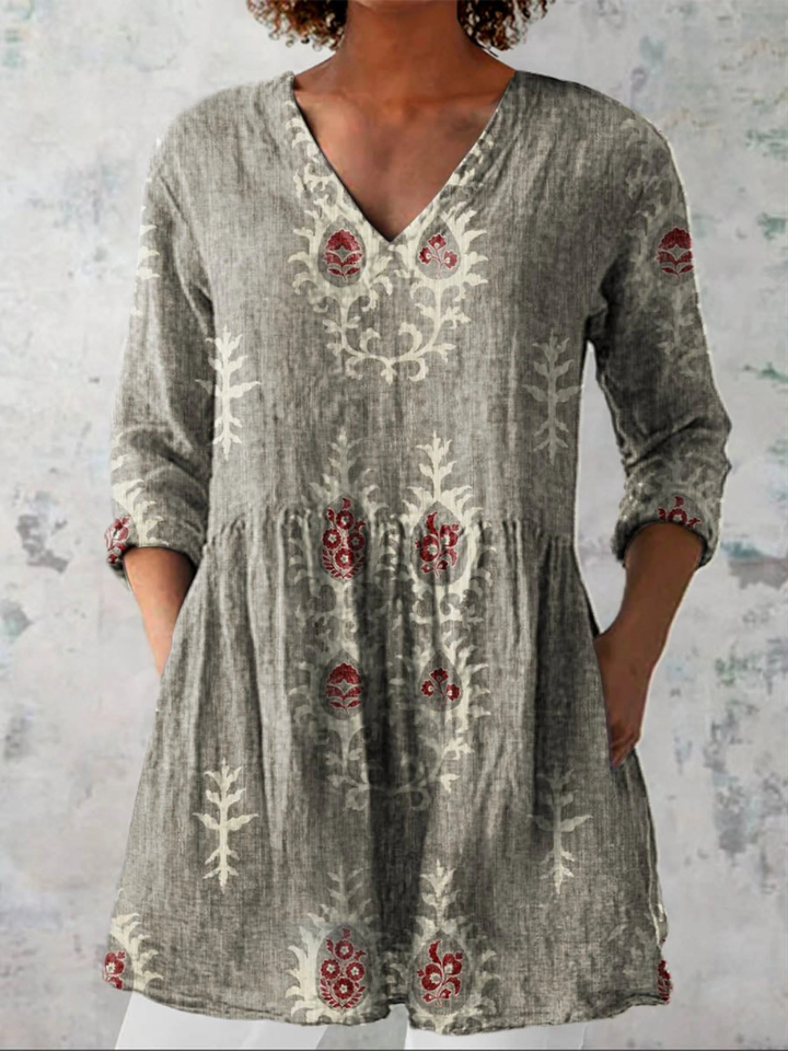 Blair | Long Blouse with a Striking Pattern