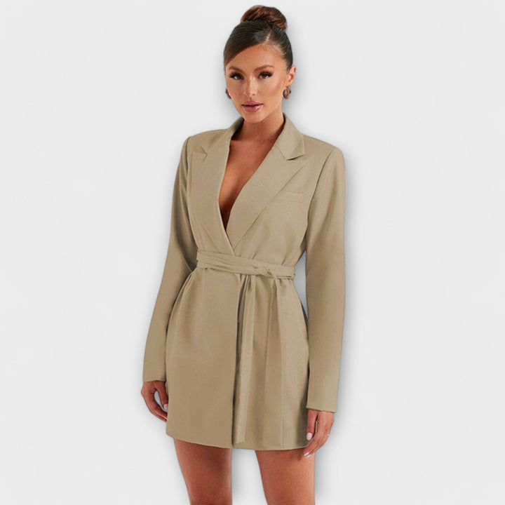 Thays | Blazer Dress with V-Neck Style