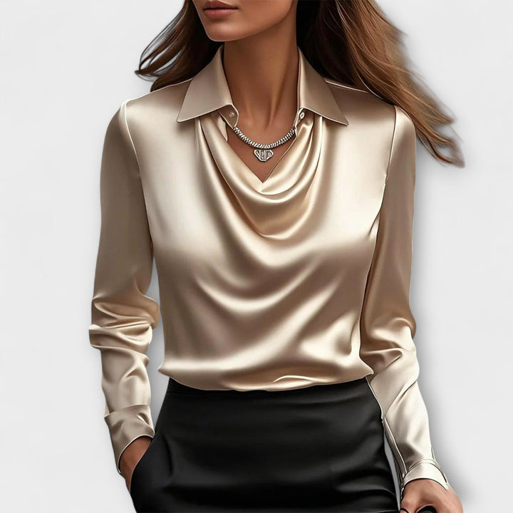 Brilliant Blouse with Laced Collar
