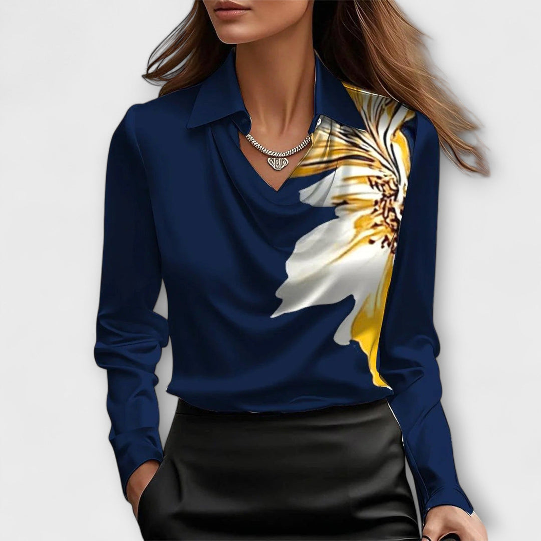 Brilliant Blouse with Laced Collar
