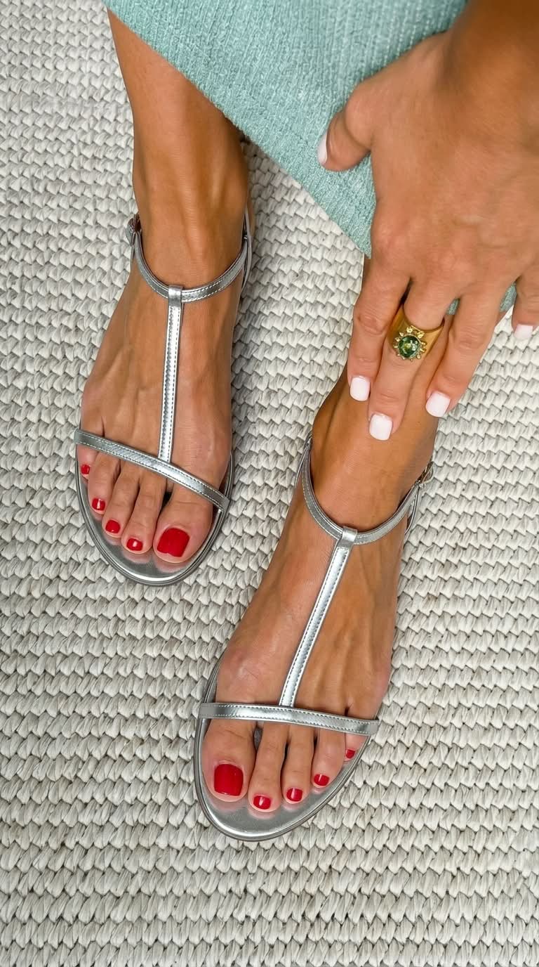 Rosalba - Golden Spring Sandals