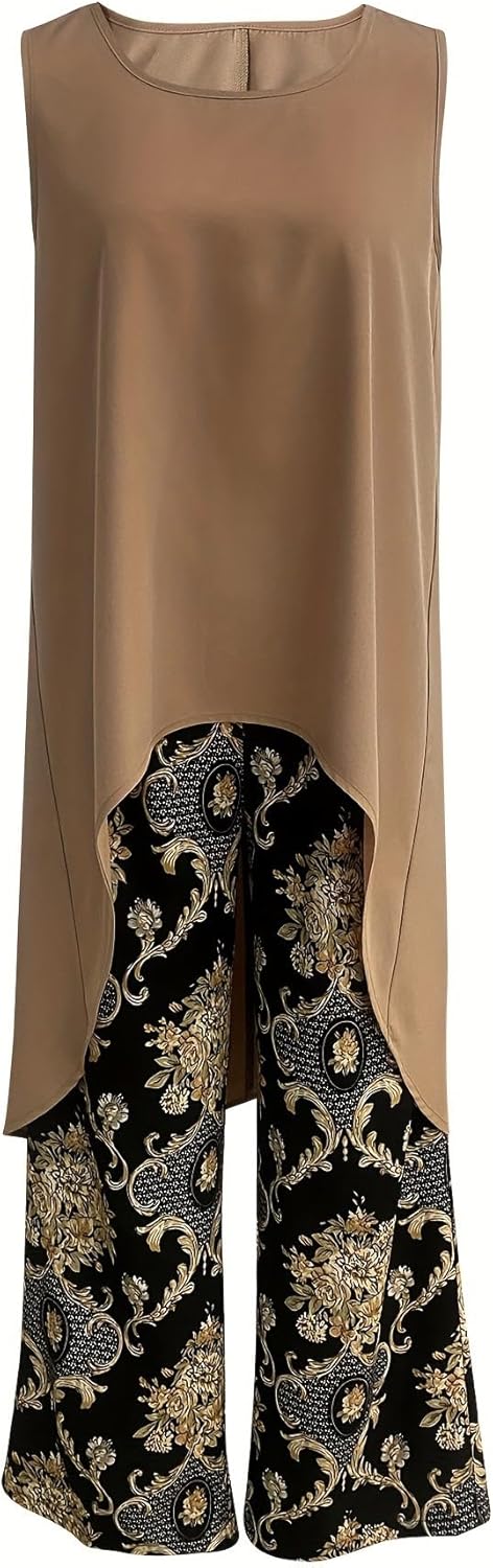 Transit™ | Boho Tunic Set and Wide-Leg Pants