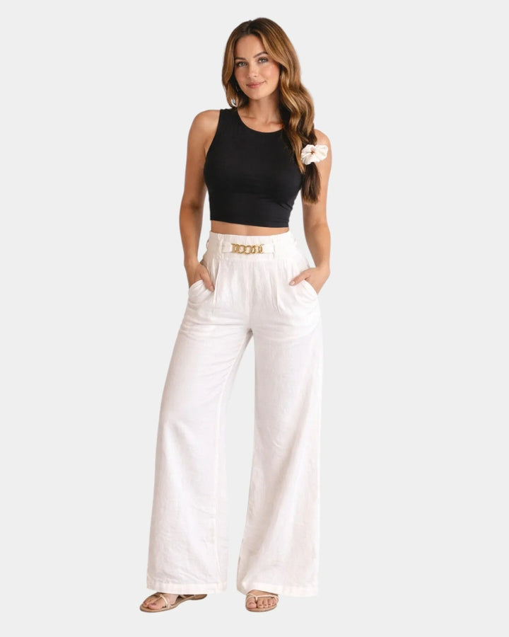 Audrey - Stylish Wide Leg Pants