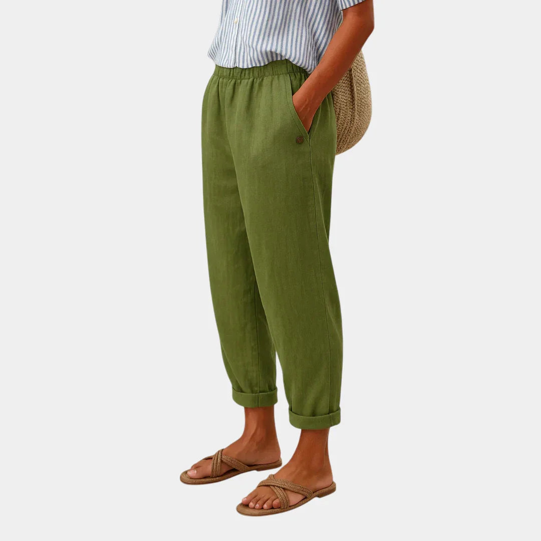 Florence - Linen Effect Pants