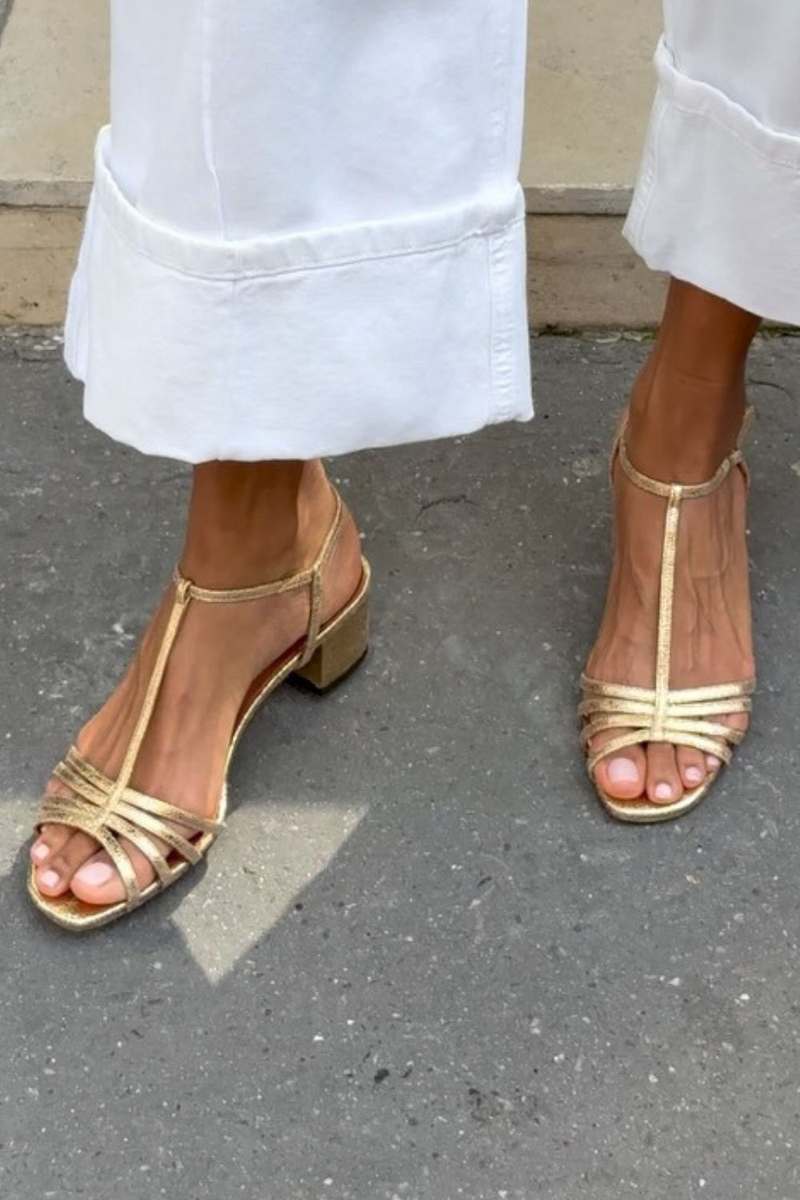 Allegra - Golden Everyday Elegance Sandals