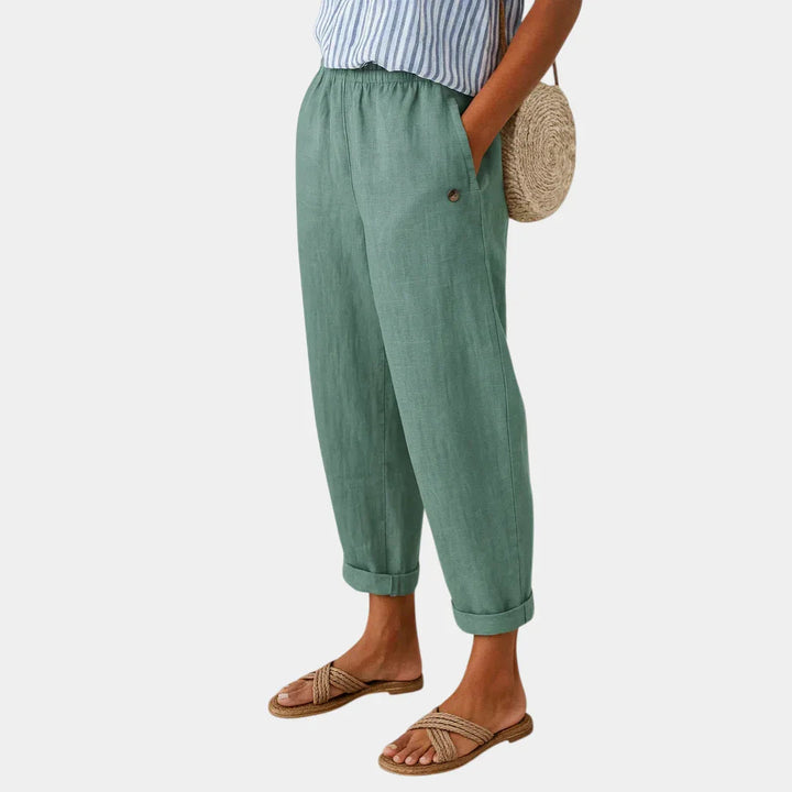 Florence - Linen Effect Pants