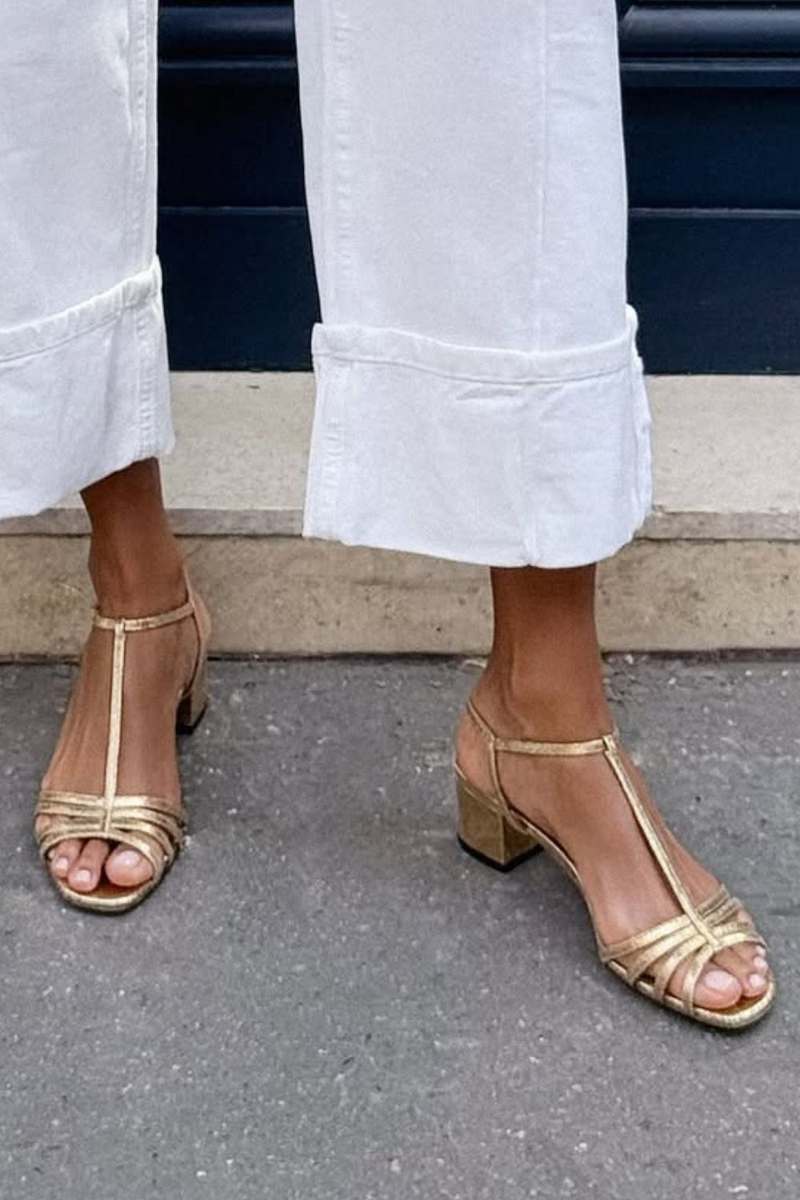 Allegra - Golden Everyday Elegance Sandals