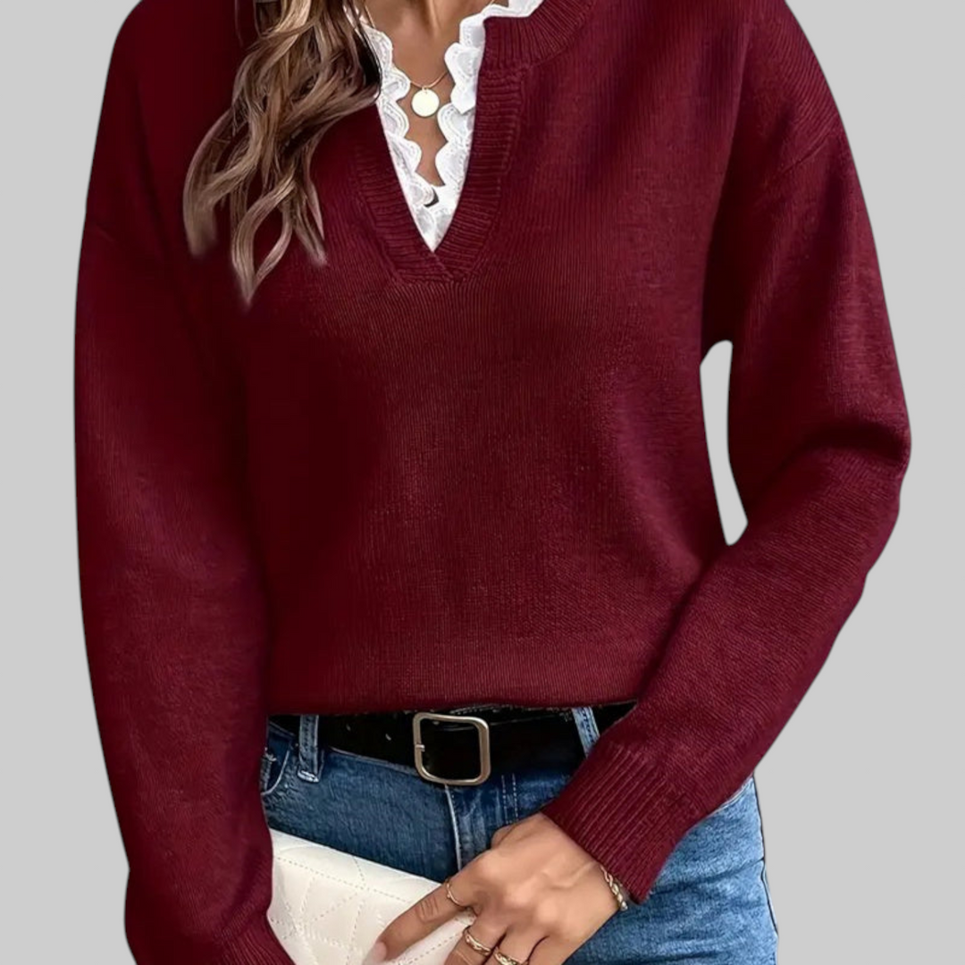 Léonie | Stylish Women's College Sweater Désirée