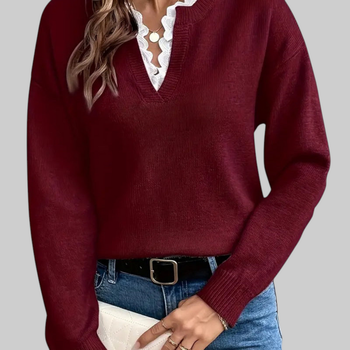Léonie | Stylish Women's College Sweater Désirée
