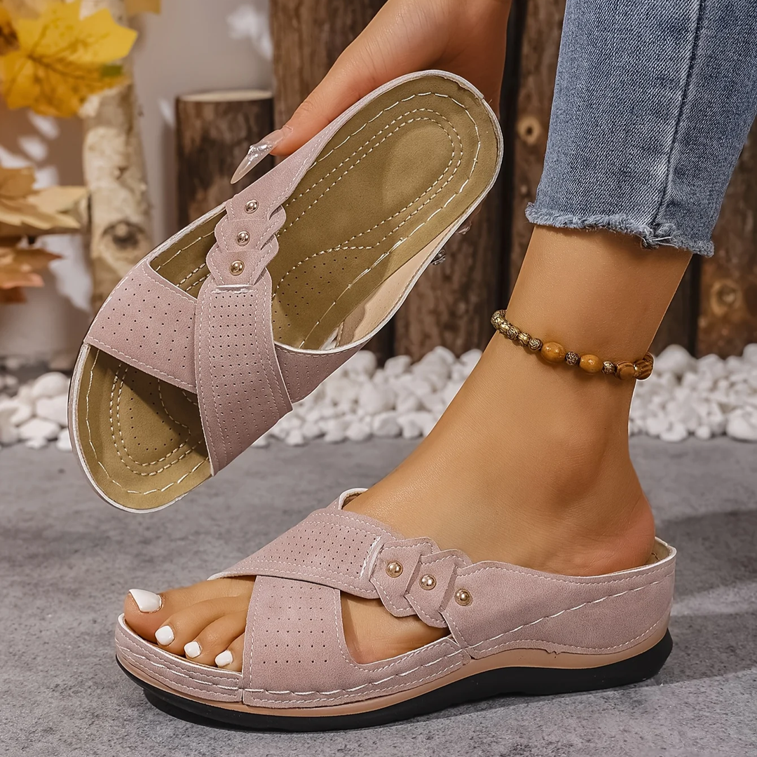 Estelle - Orthopedic Wedge Sandals