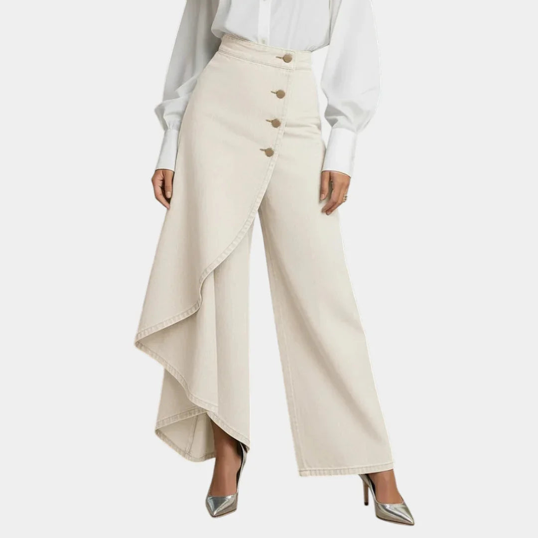 Martina - High-Waisted Wide-Leg Jeans