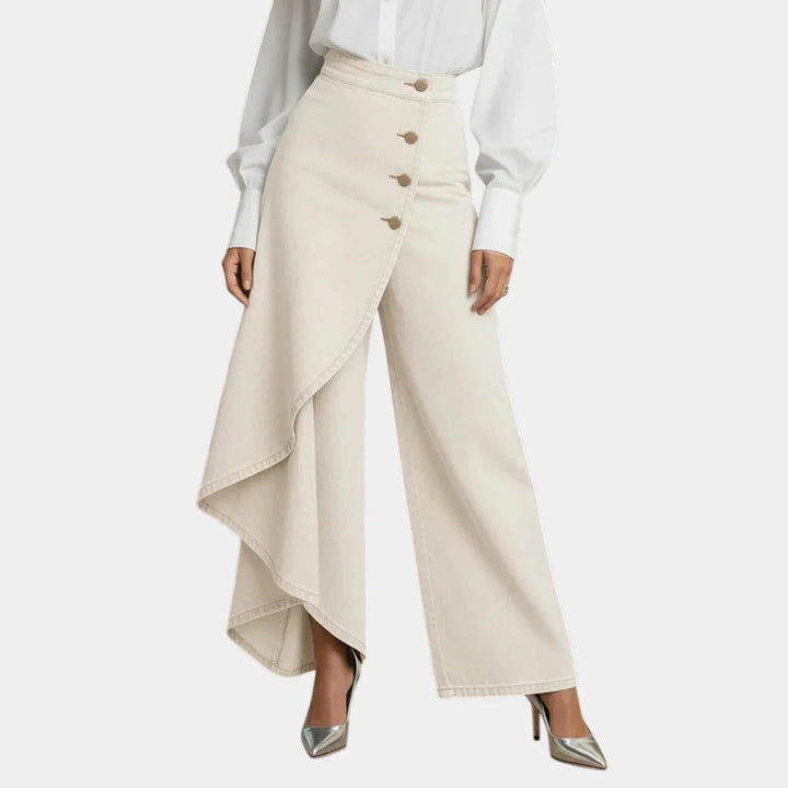 Martina - High-Waisted Wide-Leg Jeans