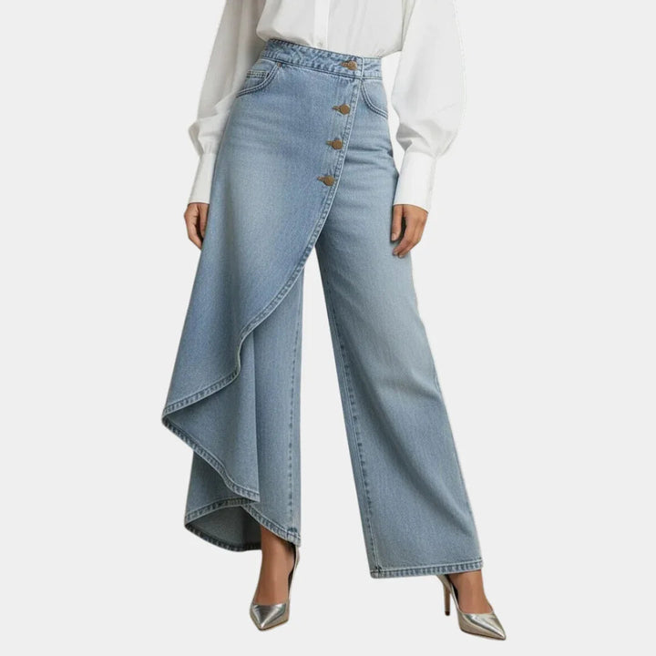 Martina - High-Waisted Wide-Leg Jeans