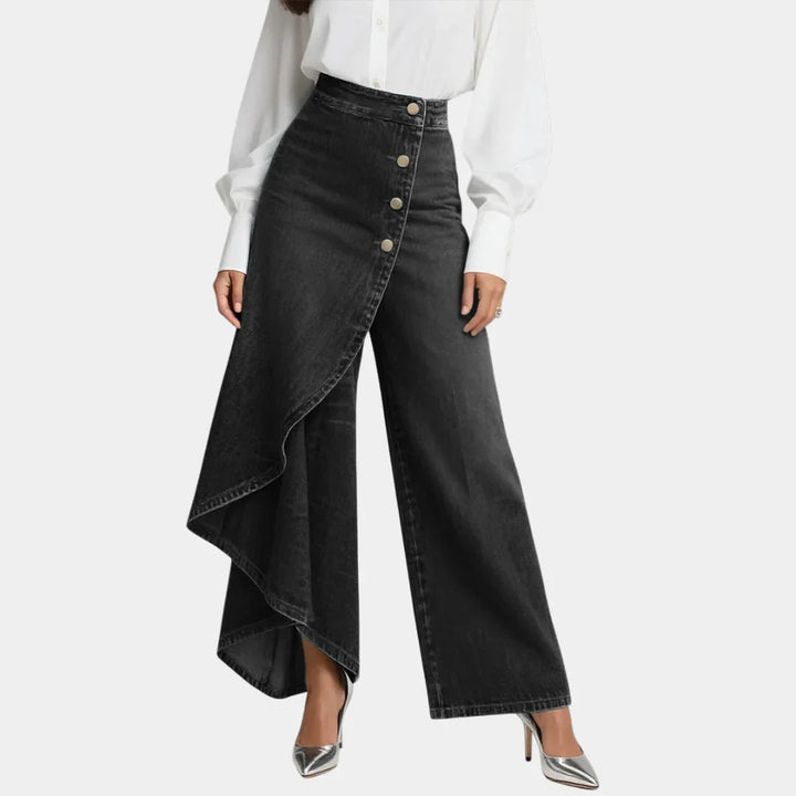 Martina - High-Waisted Wide-Leg Jeans