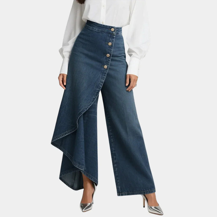 Martina - High-Waisted Wide-Leg Jeans