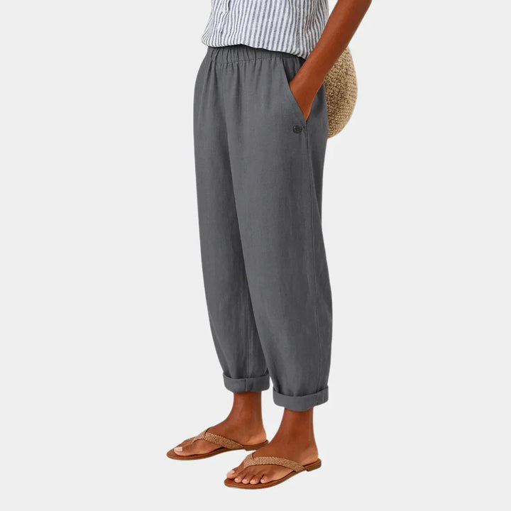 Florence - Linen Effect Pants