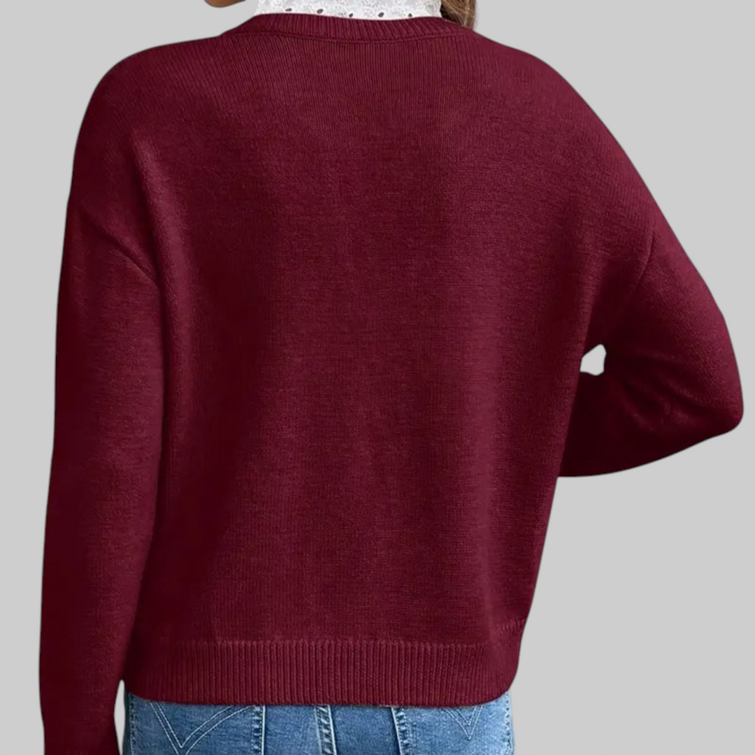 Léonie | Stylish Women's College Sweater Désirée