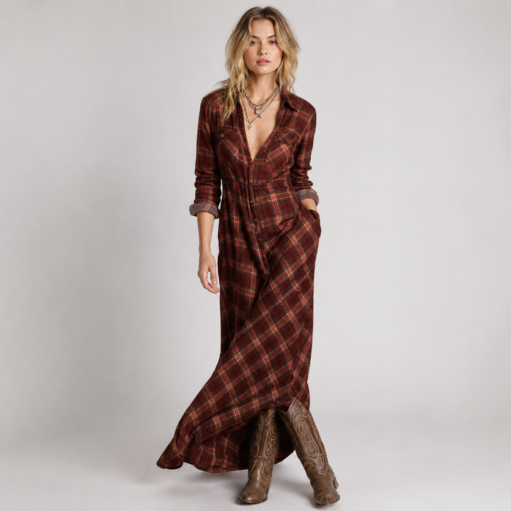 Liisa - Long Shirt Dress