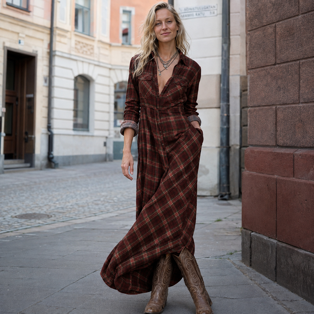 Liisa - Long Shirt Dress