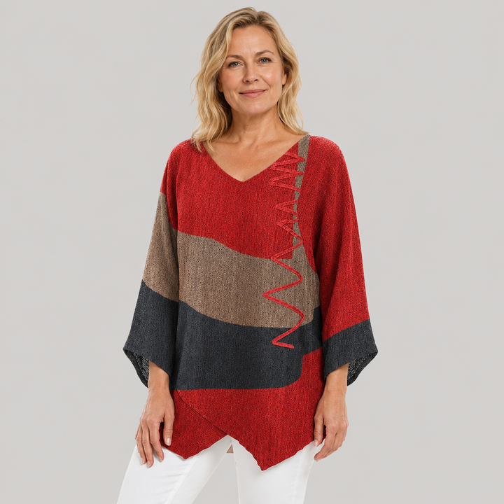 Chloe – Creative V-neck Tunic