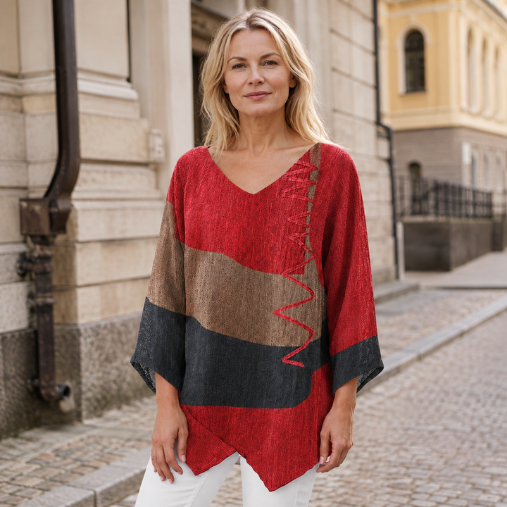 Chloe – Creative V-neck Tunic