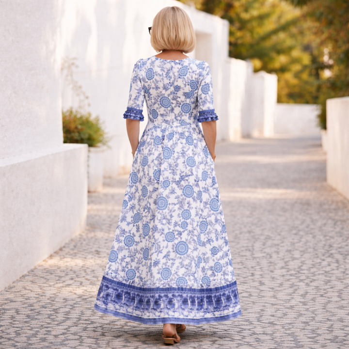 Elly | Elegant Floral Dress with a Relaxing Vibe