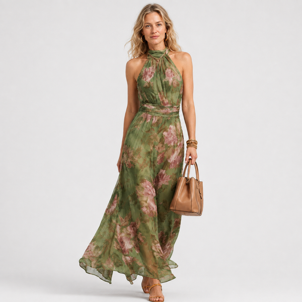 Anni - Pleated Maxi Dress