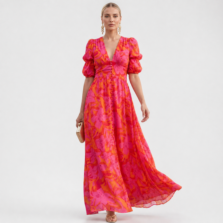 Aino | Colorful Maxi Dress